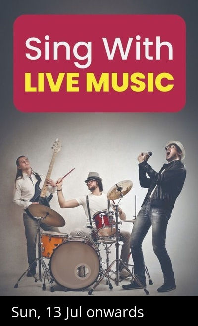 Sing With Live Music Bnad
