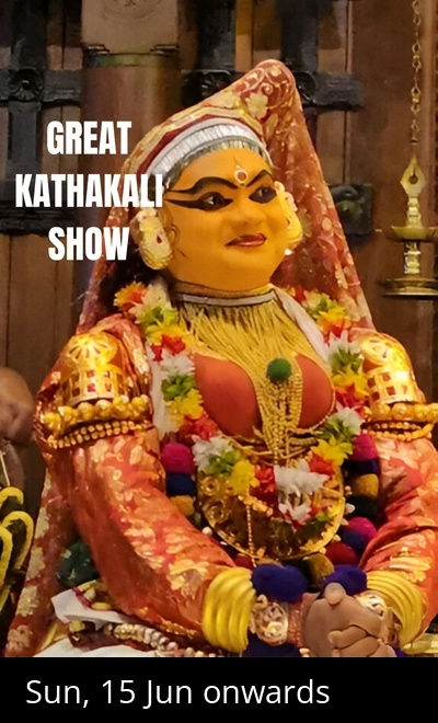 Fort Kochi: Great Kathakali Show