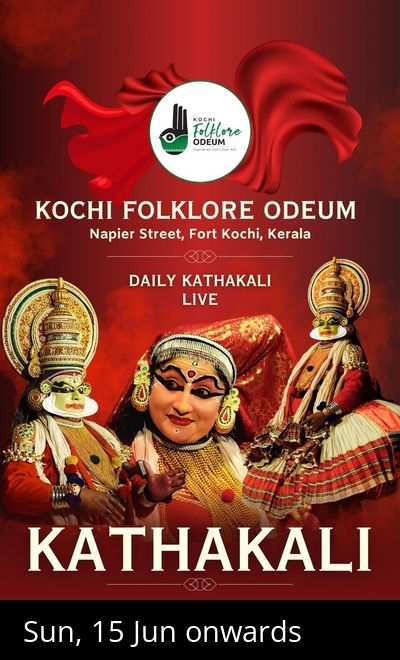 KATHAKALI SHOW BY KOCHI FOLKLORE ODEUM