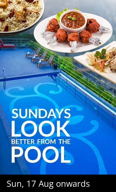 BRUNCH with POOL at VIVANTA 