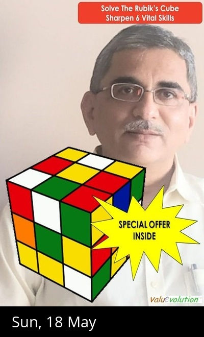 Solve Rubik' Cube In 6 Steps!
