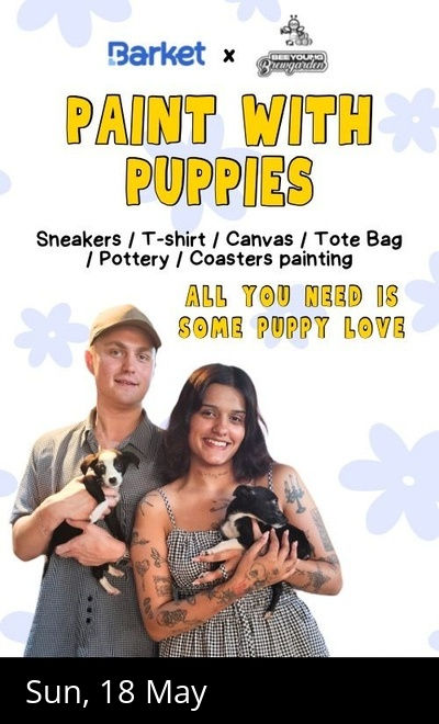 Paint with Puppies by Barket