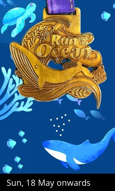 Run for the Ocean - Get Medal by Courier
