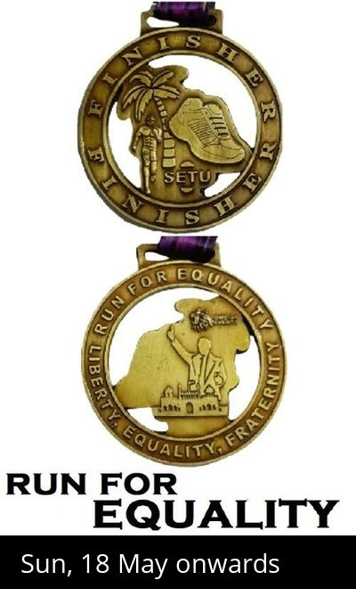 Equality Marathon - Dr. B.R. Ambedkar Theme Medal