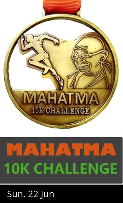 Mahatma Virtual Marathon - Get Medal by Courier