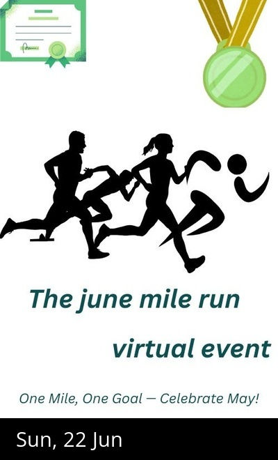 The june mile run virtual event