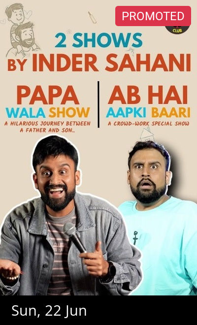 Inder Sahani - Live India Tour