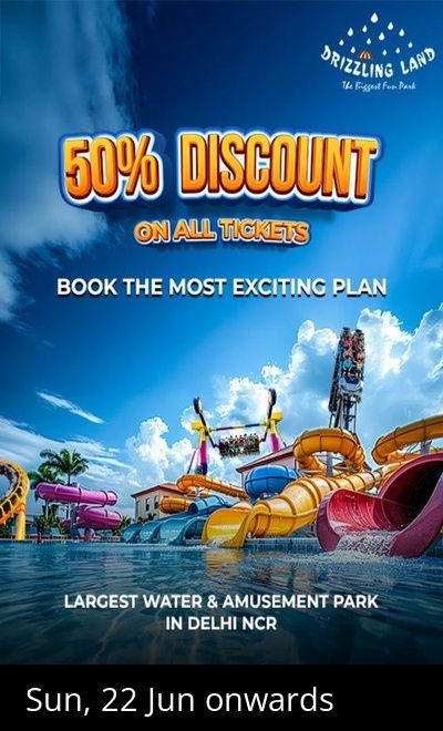 Drizzling Land Water And Amusement Park