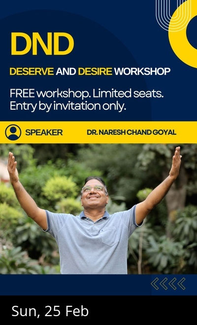 DND - Deserve and Desire Workshop