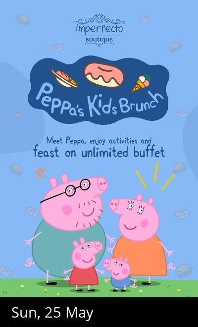 Peppa Pig Kids Brunch - Imperfecto Boutique