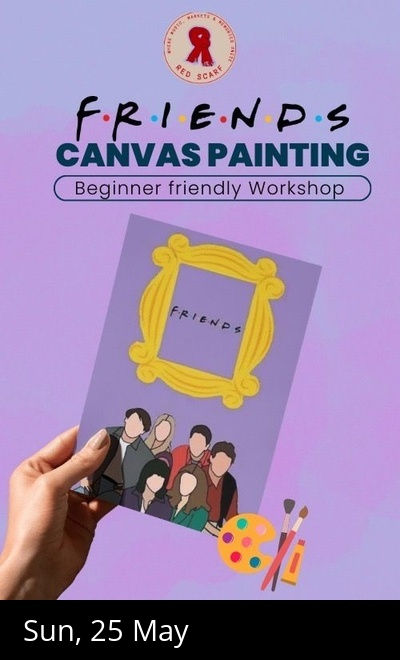 Friends Canvas Painting Workshop