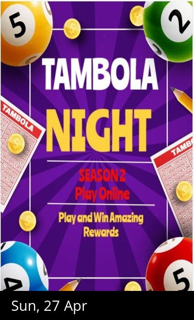 Tambola Game Night Season 2 (Online) 