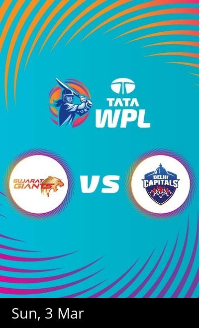 WPL - Gujarat Giants vs Delhi Capitals