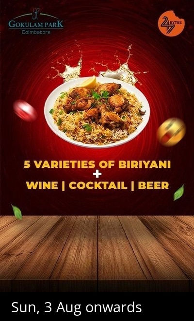 Biriyani Fest @ Gokulam Park Coimbatore