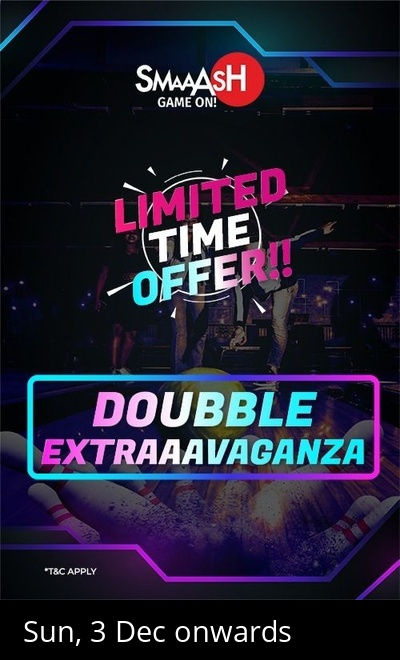 LIMITED TIME OFFER @ SMAAASH GWALIOR