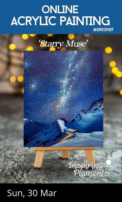 ONLINE Acrylic painting workshop
