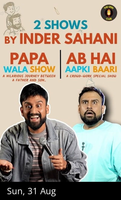 Inder Sahani - Live India Tour