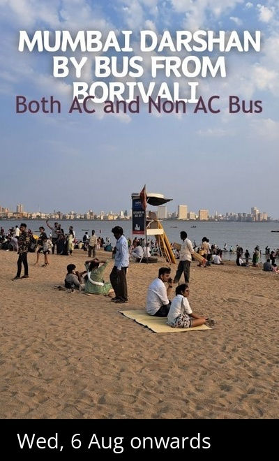 Mumbai Darshan by Bus from Borivali 