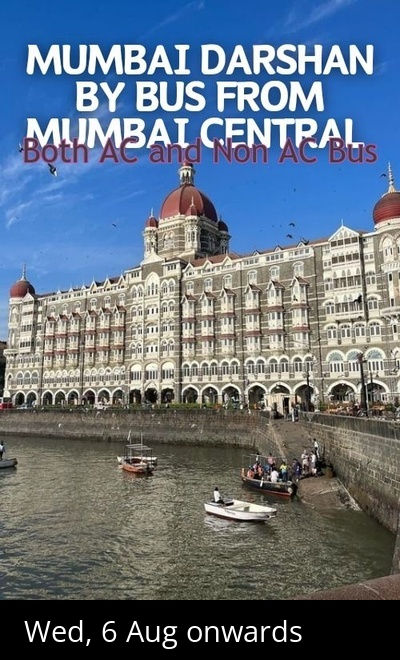 Mumbai Darshan by Bus from Mumbai Central 
