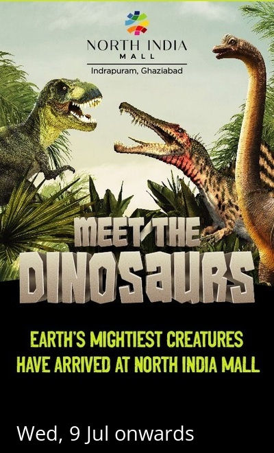 Meet the Dinosaurs at North India Mall