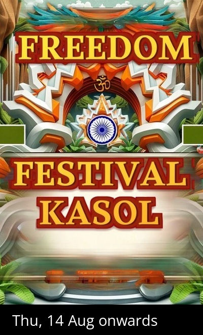 FREEDOM FESTIVAL KASOL 14-16 AUG 