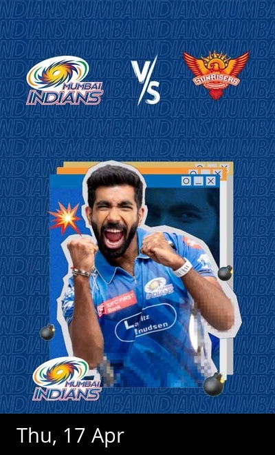 Mumbai Indians vs Sunrisers Hyderabad