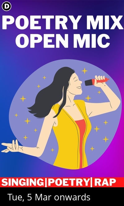 Open Mic Poetry Music
