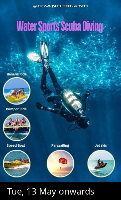 Scuba Diving with Water Sports @Grand Island