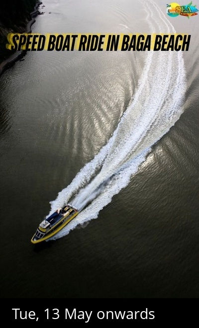 Speed Boat Ride In Baga Beach