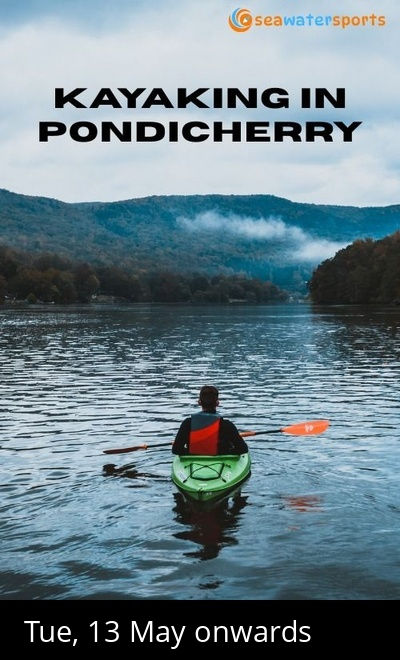 Kayaking In the Indian Ocean, Pondicherry
