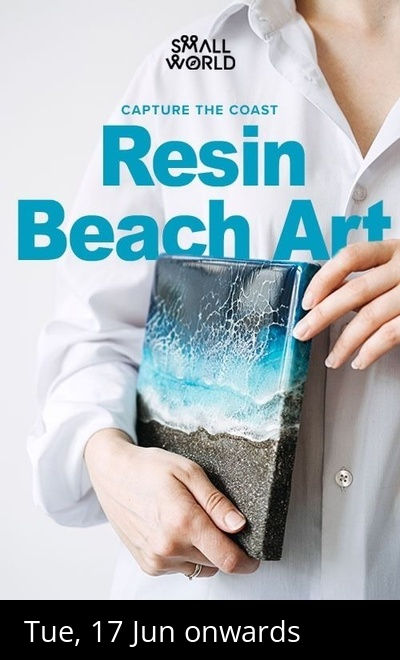 Resin Beach Art