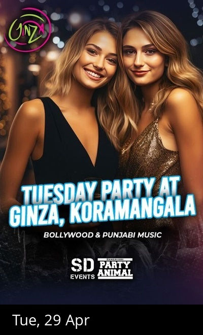 Tuesday Let's Party At: GINZA