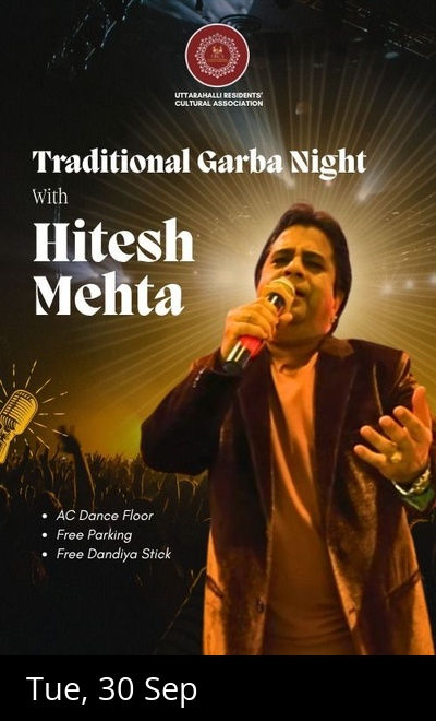 Traditional Garba Night with Hitesh Mehta