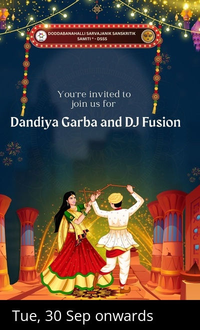 Dandiya Garba and DJ Fusion