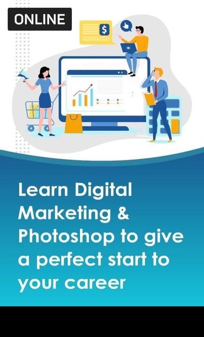 Learn Digital Marketing and Adobe Photoshop