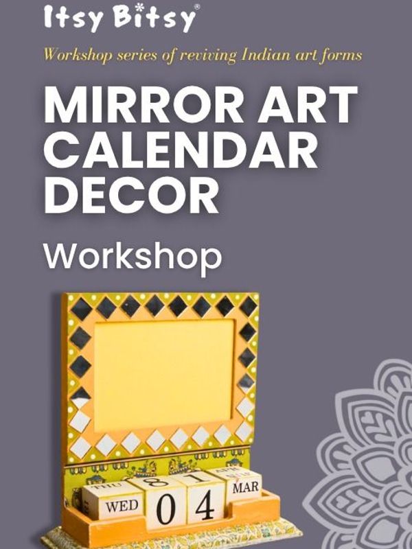 Mirror art and calender decor