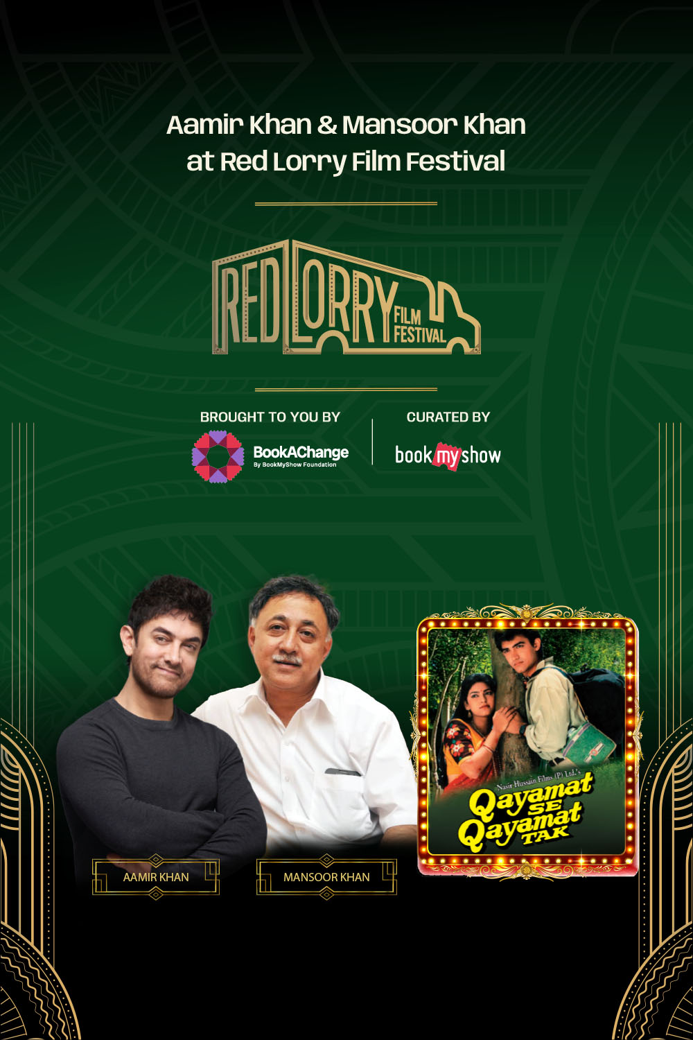 Watch Aamir Khan and Mansoor Khan at Red Lorry Film Festival Online