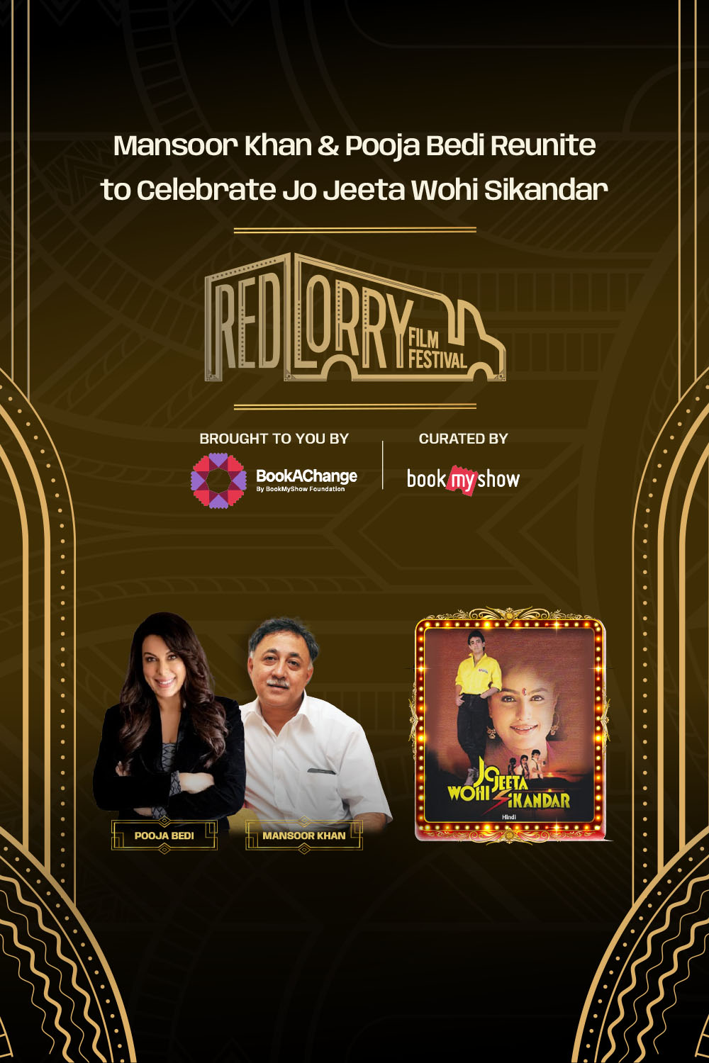 Watch Mansoor Khan & Pooja Bedi Reunite to Celebrate Jo Jeeta Wohi Sikandar at Red Lorry Film Festival Online