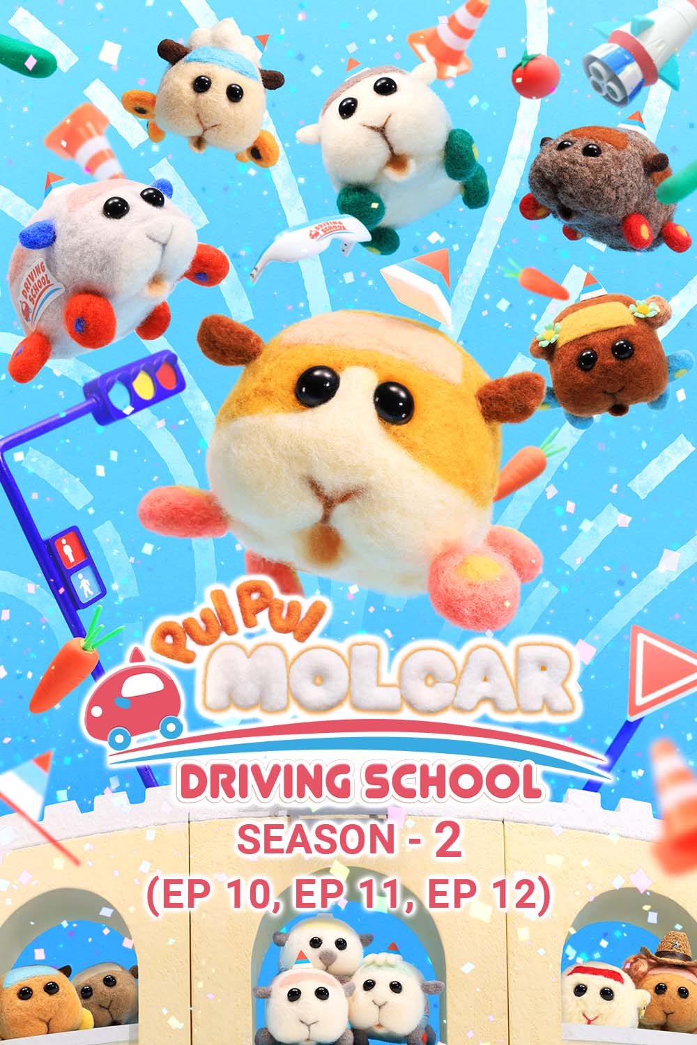 Watch Pui Pui Molcar-Driving School S2 (Ep10, EP11, EP12) Online