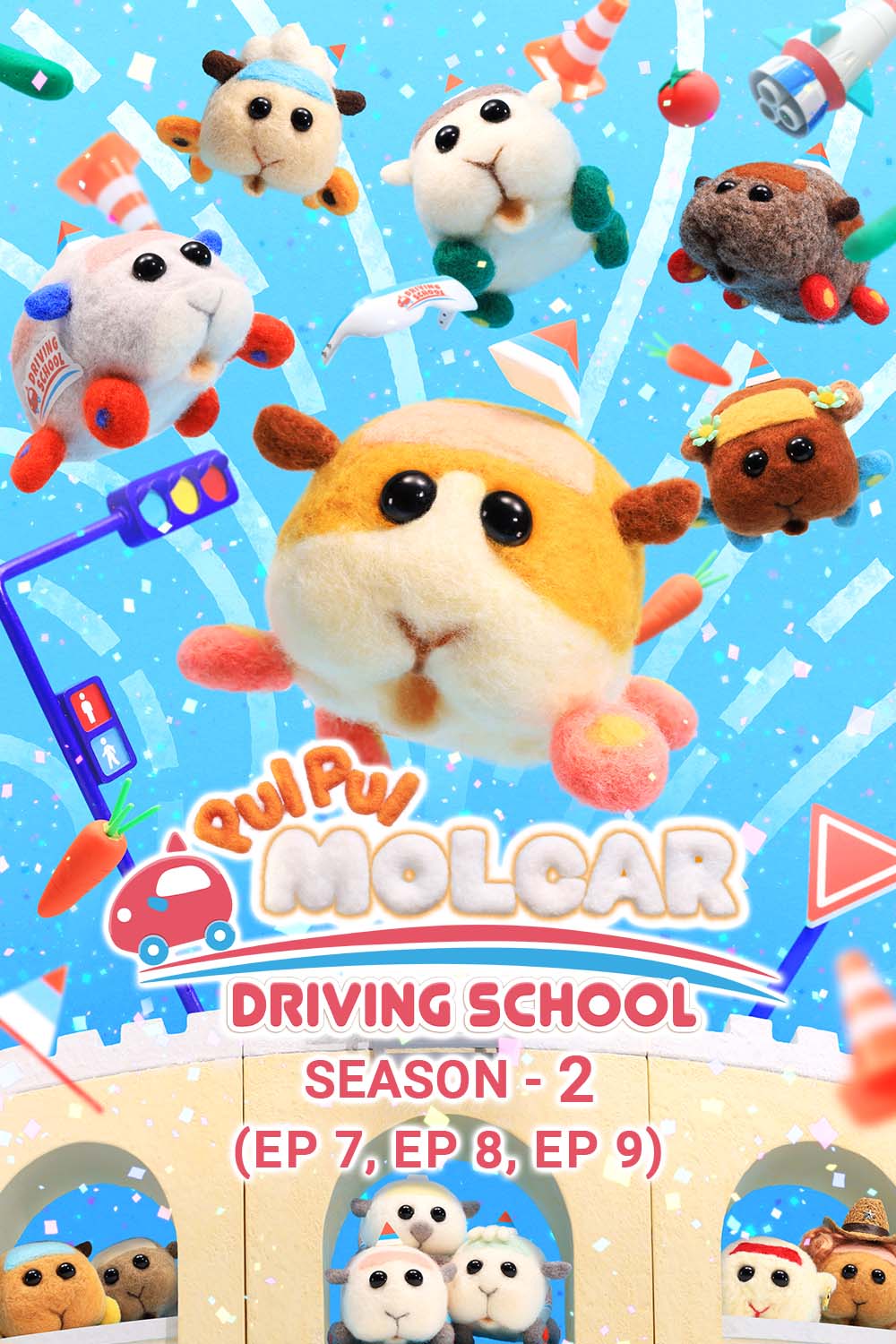 Watch Pui Pui Molcar-Driving School S2  (Ep7, EP8, EP9) Online