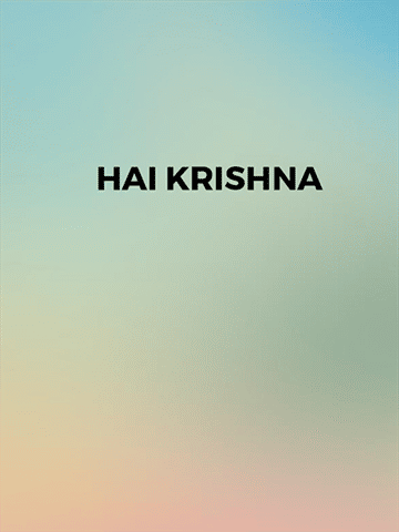 Hai Krishna (Kannada)