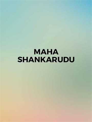 Maha Shankarudu (Telugu)