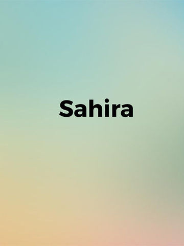 Sahira
