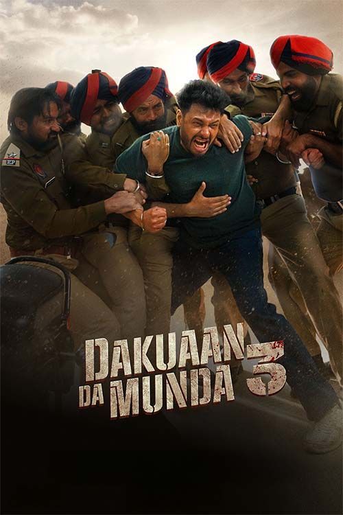  Dakuaan Da Munda 3 (2025) Punjabi 720p HEVC HDRip x265 AAC ESub Full Punjabi Movie [800MB] Full Movie Download