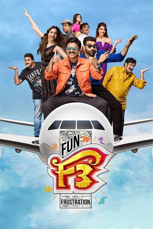 F3 – Fun and Frustration (2022) South Hindi Movie ORG [Hindi – Telugu] HDRip 480p, 720p & 1080p Download