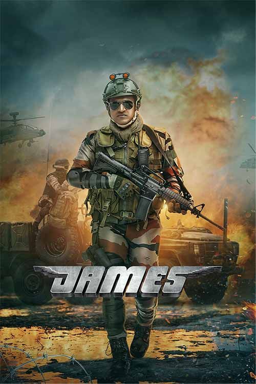 James (2022) South Hindi Movie UNCUT [Hindi – Kannada] HDRip 1080p, 720p & 480p Download