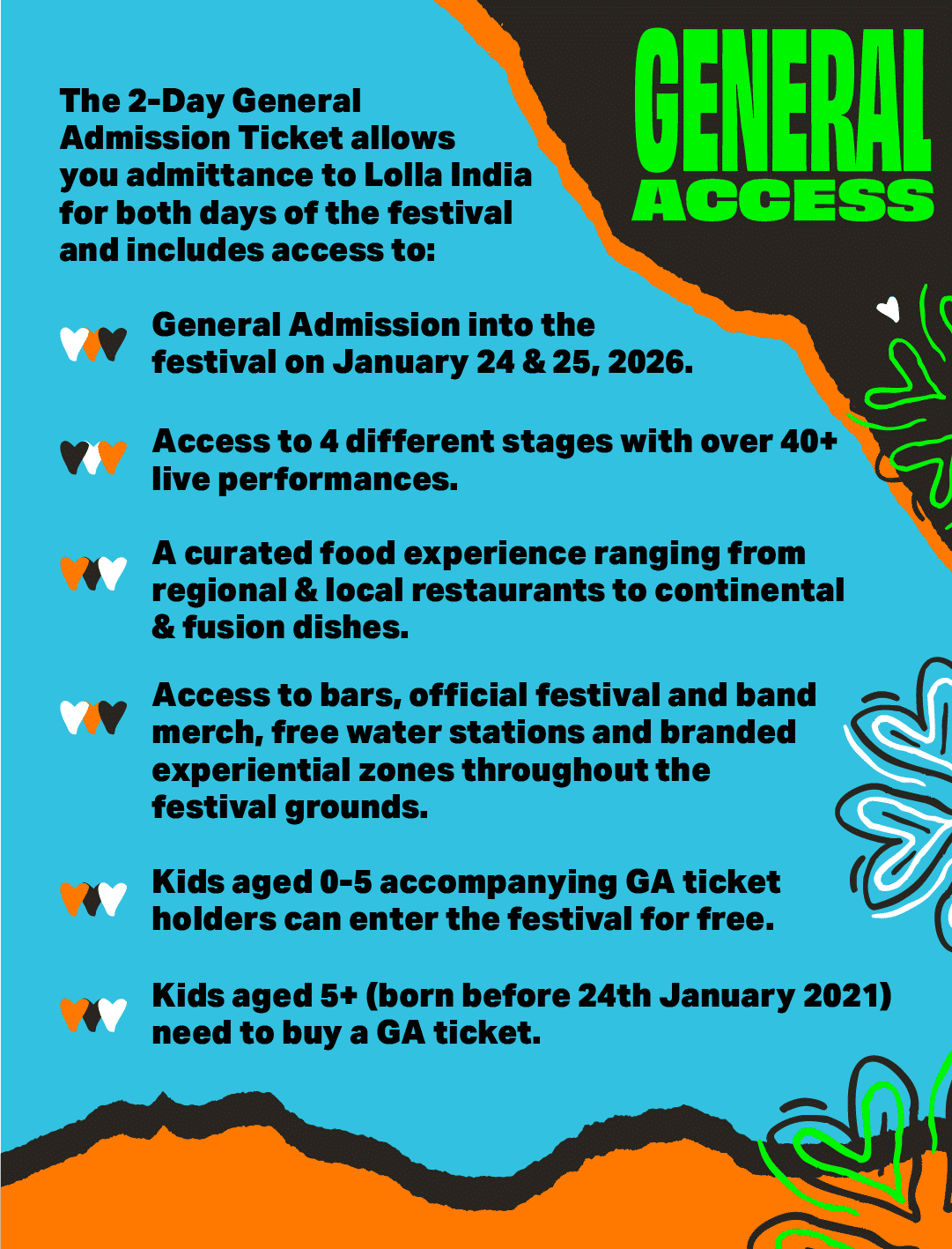Lollapalooza India 2026 Tickets in Mumbai: Full Pass & Day Pass Details