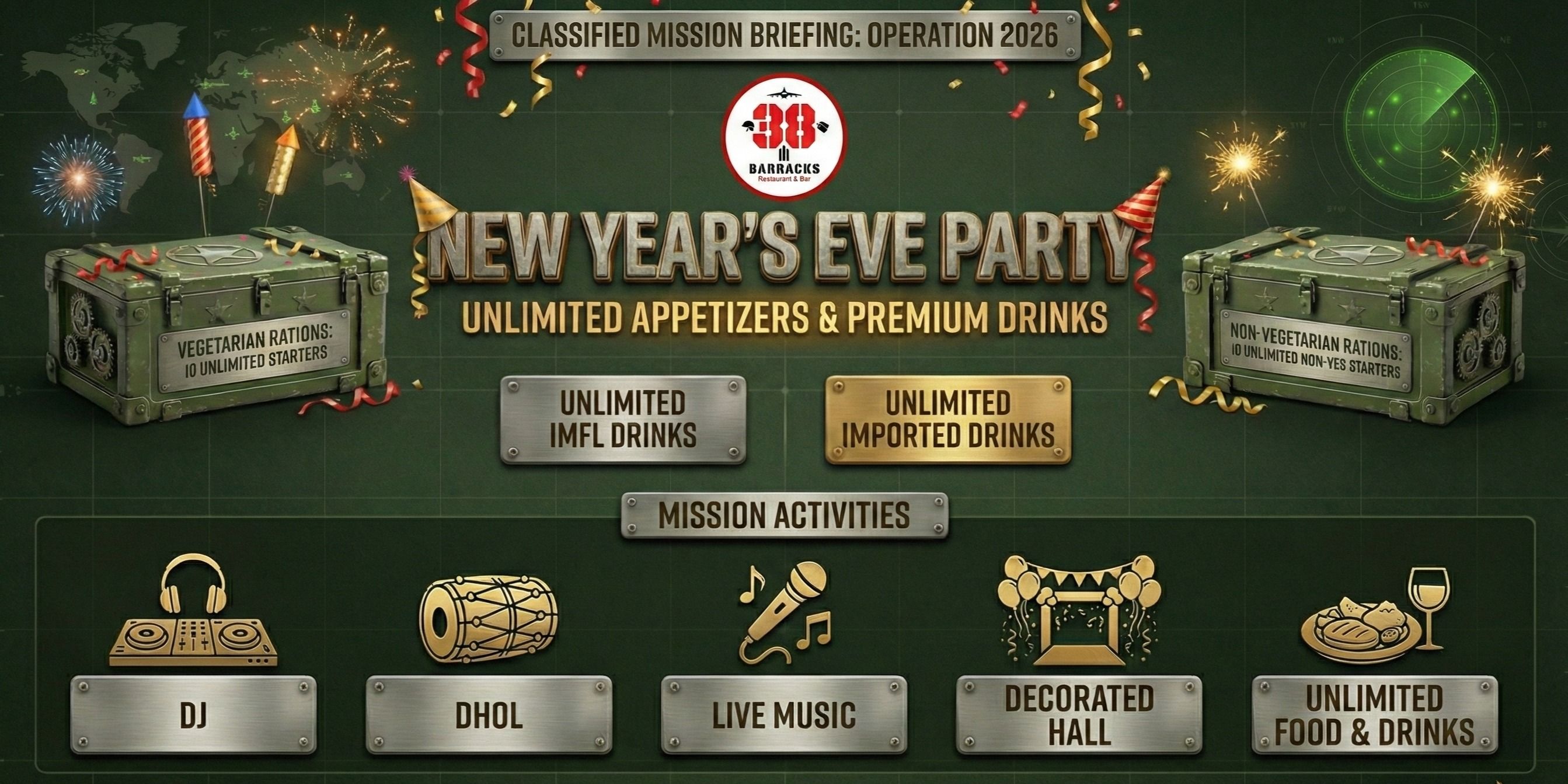 38 Barracks New Year Eve Countdown 2026