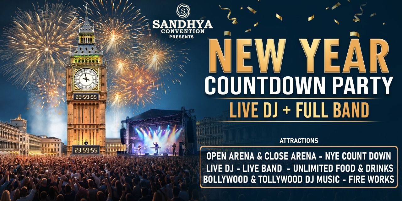New Year Countdown 2026 @Sandhya Convention