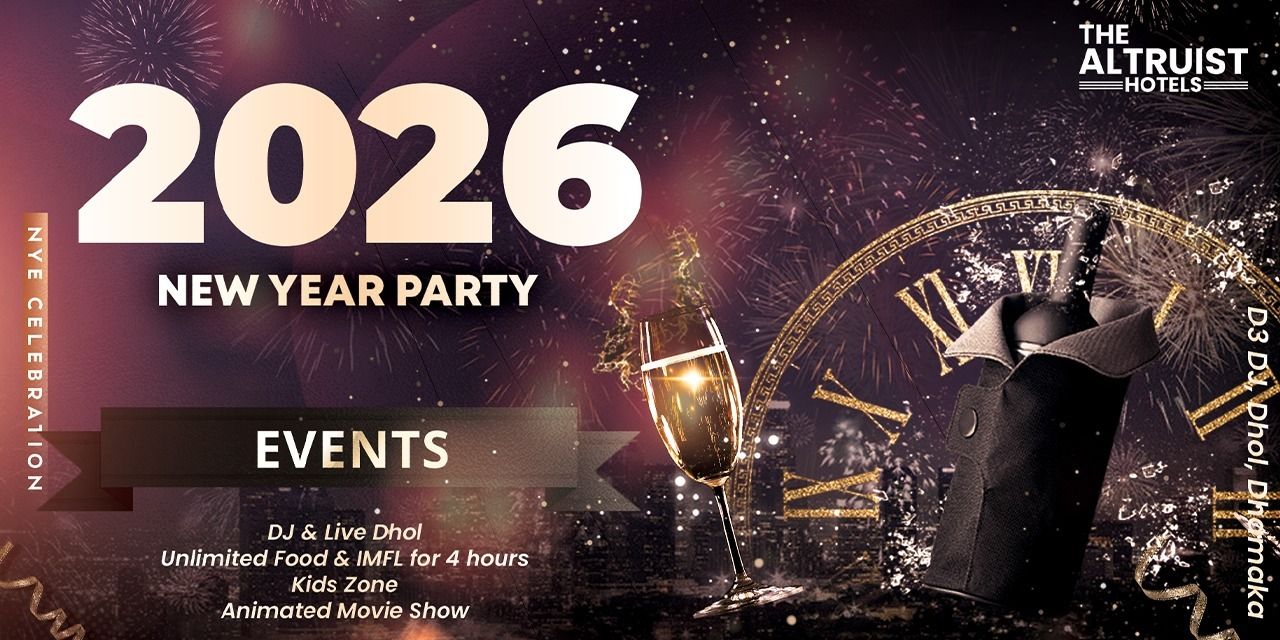 New Year’s Bash 2026: D3 – DJ, Dhol & Dhamaka!
